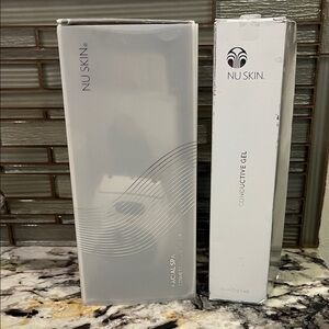 Nu Skin Facial Spa and Conductive Gel - Gray and White